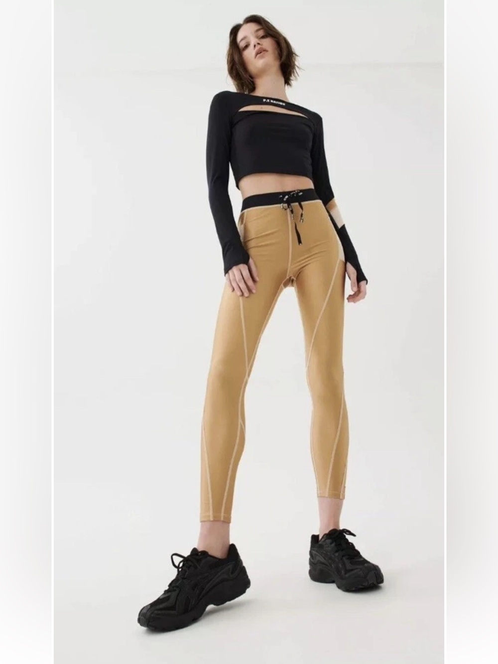 PE nation magnitude legging Rattan gold/black Medium